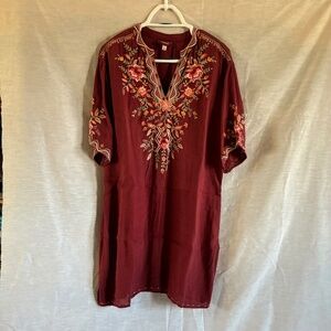 Cotton Johnny Was Dress with Slip